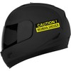Biomar Labs® 2 x Vinyl Stickers Caution Woman Driver Lady