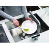 Joseph Joseph Edge Dish Brush with Integrated Sink Rest, Grey