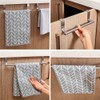 DAIYEE Stainless Steel Over Door Towel Rack Bar Holders for