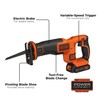 BLACK+DECKER 20V MAX* Cordless Reciprocating Saw Kit (BDCR20C)