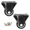 1.5 Inch Fixed Furniture Casters Wheels Polyurethane Heavy Duty Casters