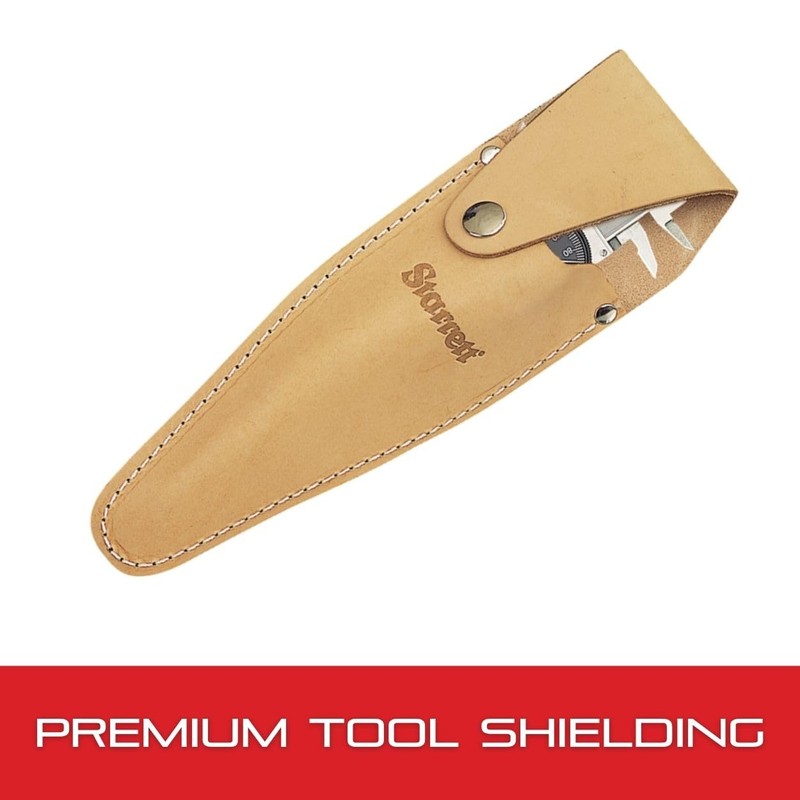 Starrett Premium Leather Holster for 6" Dial Caliper - Durable