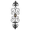 Wall Candle Holders Retro Diamond Encrusted Candlestick for Living Room