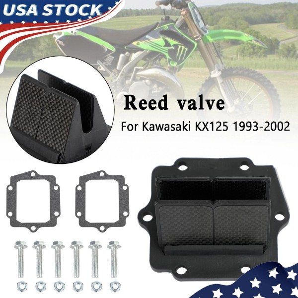 MadHornets V313C Reed Valve System Fits for Kawasaki KX125 1993-2002