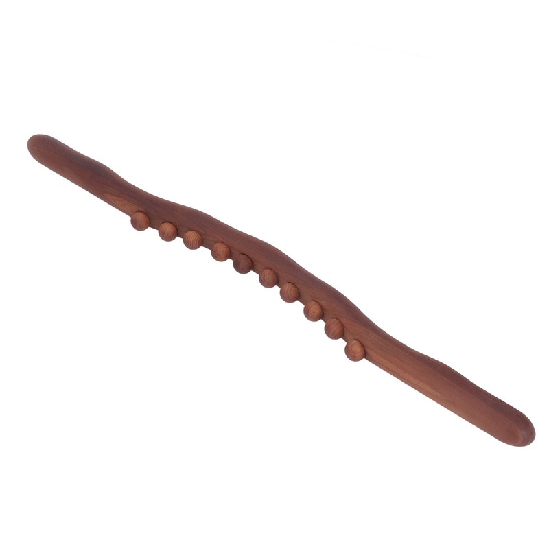 2Pcs Wooden Scraping Stick 10 Massage Dots Large Contact Wooden