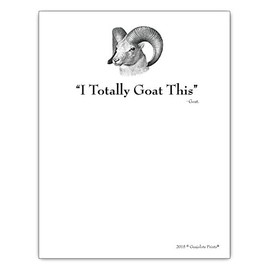 I Totally Got This - Funny Goat Motivational Pad -Office Gag for coworker friend