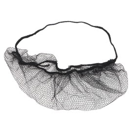 Babero Para Barba, 100 Piezas Cubiertas De Barba De Protección Contra La Barba Nylon Desmontable, Látex Elástico Y Transpirable Sin Red De Protección Contra La Barba Para Hombre (Negro)