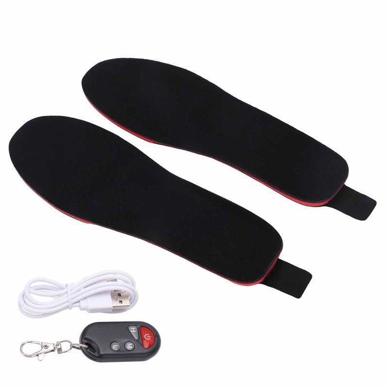 Heated Insoles DIY Cuttable Smart Remote Control USB Rechargeable Electric