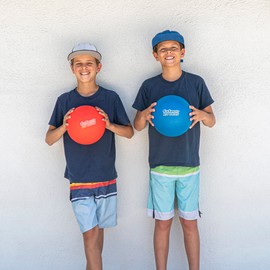 GoSports 8.5 inch Playground Ball (Set of 6) with Carry Bag and Pump