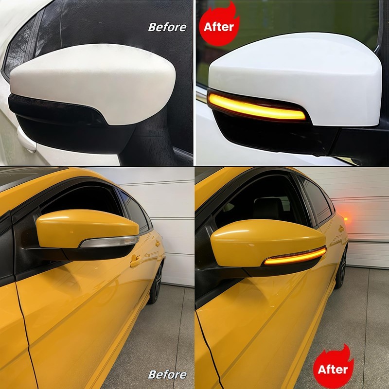 HAHLOMEI Sequential Dynamic LED Turn Signal Light Side Mirror Marker
