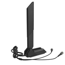 Gintai RP-SMA PC WiFi 6 6E Tri-Band Antenna for ASUS 2T2R ROG Strix B660-I/Z590-E Z590-F Z590-I/Z690-A Z690-E Z690-I Z690-F Z690-G Z690-F/X570-E X570-PRO Gaming Z690-PLUS/ProArt Z690 for MSI (Black)