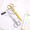 NatSumeBasics 7 Inch Gold Shears Knife Edge Craft Tailor Scissors