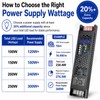 24V 300W LED Power Supply, 12.5A Constant Voltage LED Driver,