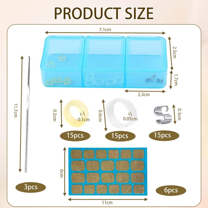 Ingrown Toenails Set, Nail Clip, Toenails, Pack of 180
