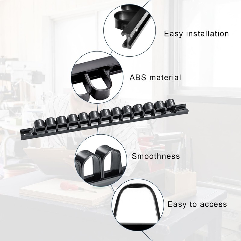 letuxaamz Screwdriver Holder, Pliers Holder Wall Mount Tool Spanner Holder
