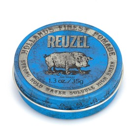 Reuzel Blue pomada de fuerte fijacin soluble en agua - Frmula de cera concentrada para hombre con fijacin orgnica y natural - Producto vegano fcil de 