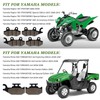 Brake Pads Front and Rear Compatible with Yamaha Rhino 660
