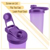 Mr. Pen- Shaker Bottles for Protein Mixes with Twist Cap,