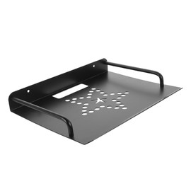 FELTECHELECTR Metal Floating Projector Shelf Router Wall Mount Wall Projector Stand Organizer Rack Sturdy Cable Box Holder