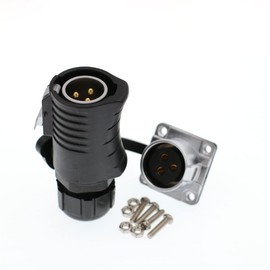Eonvic LP20 Safe Lock Waterproof Connector for Solar Energy Device 3 Pin Power Industrial Round Connector