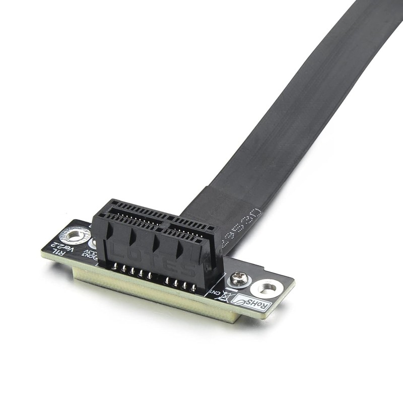 H!Fiber.com PCIe 3.0 X1 Extender Cable, Up to Up, Cable