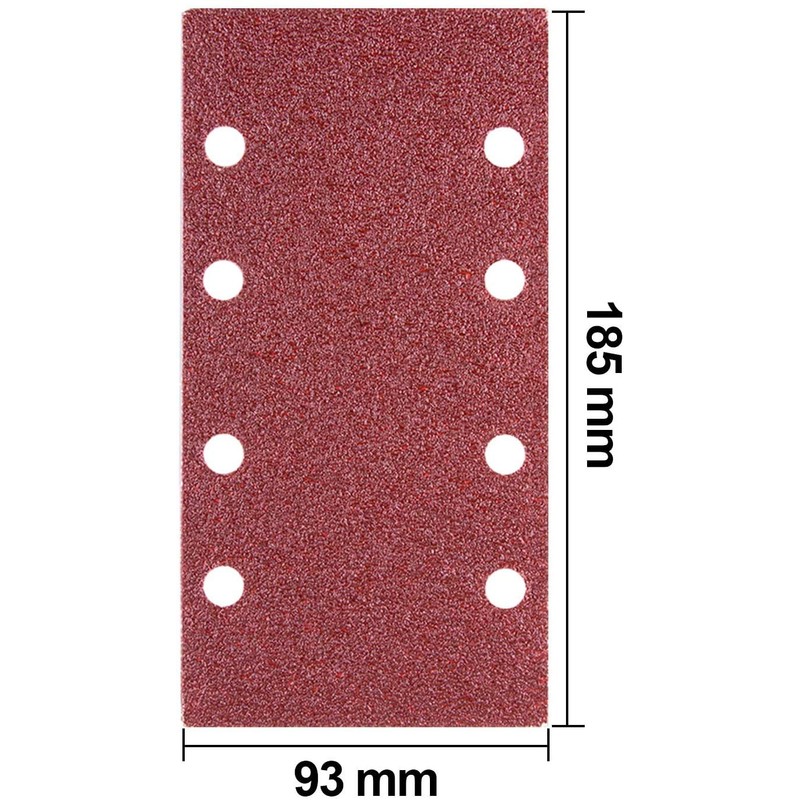 35 Pieces Sanding Sheets Set, 93 x 185 mm Hook