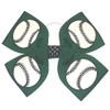 Four Loop Softball/Baseball Hair Bow, Many Colors Avail, Made in