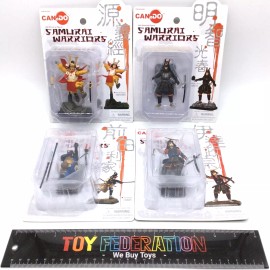 Dragon SET Of 4: Dragon CanDo 20067 SAMURAI WARRIORS 1/24 Painted Figures Lot