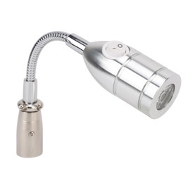 Saluaqui Universal LED Wheelchair Light, Adjust Angle 3 Pin XLR Head Electric Wheelchair Light for Night Use, Accessory for Wheelchairs