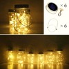Cynzia Solar Mason Jar Lights, 6 Pack 20 LED Fairy