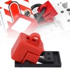 5PCS Circuit Breaker Lockout Device Detachable Cleat Plastic Clamp On