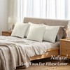 decorUhome Pack of 4 Faux Fur Throw Pillow Covers 18x18,