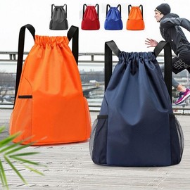 Sports Multi-purpose Bag Basketball Ball Bag Storage Pocket Large Capacity Backpack Football Fitness Black