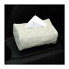 Car Tissue Holder, Sun Visor Hanging Tissue Box, Microfiber Leather
