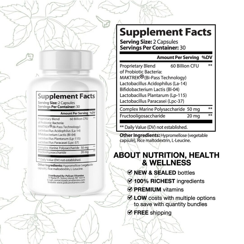 Pelican Vitamins Power Bite-Teeth & Gum Support- 60 Capsules