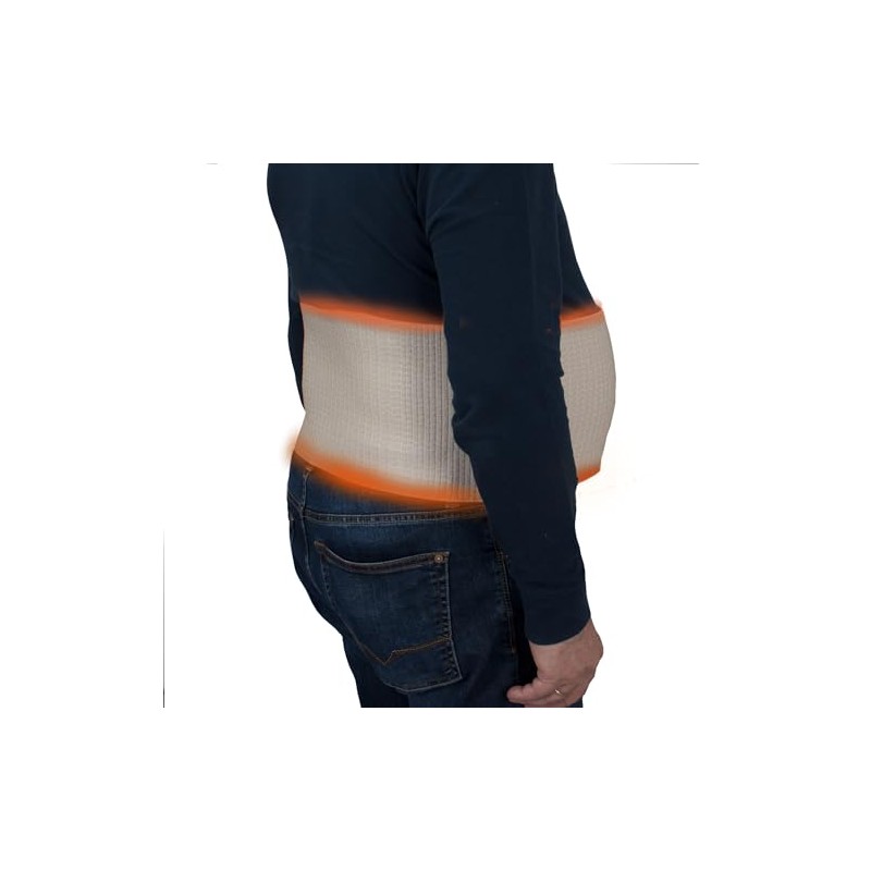 Hydas XXL Kidney Warmer with Support Function, Extra Wide Cut,