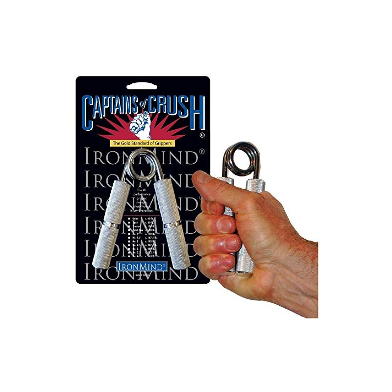 IRONMIND Captains of Crush, Hand Grip Strengthener, silver
