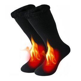 Gadgets Mafia Womens Thermal Socks Warm Knit Ladies Socks for Winter UK Size 4-8 Black