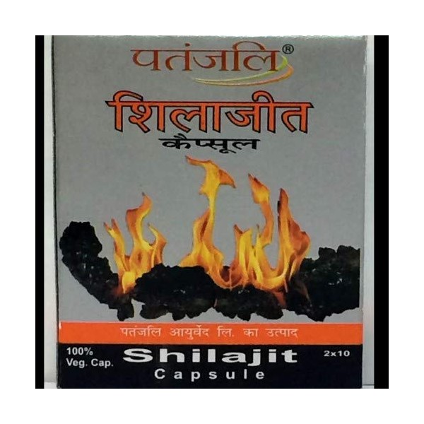 4x20 Capsules Patanjali Shilajit (80 Capsules)