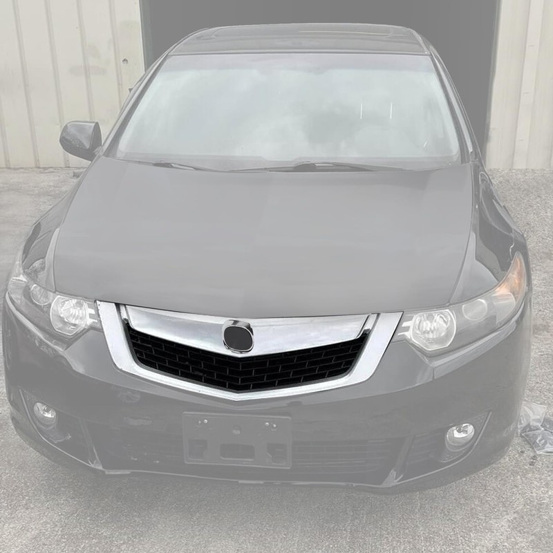 HECASA Front Grille Compatible with 2009 2010 ACURA TSX Silver