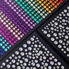 1600 Pcs 3/4/5/6 mm Self Adhesive Face Gems for Bride,