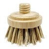 JuneLily Sisal & Coconut Dish Brush Heads Plant-Based Replacement for