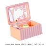 Rotating Ballerina Music Box Musical Jewelry Storage Box for Birthday