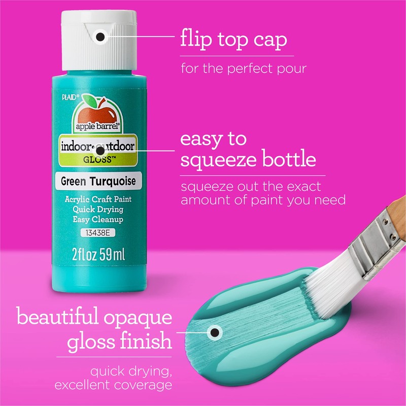 Apple Barrel Acrylic Paint, Fruit Punch, 2oz