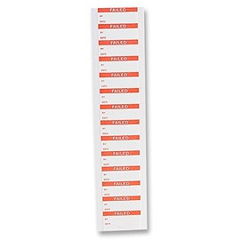 Etikett, Failed, PK350, vorgedruckte Etiketten, 350 Stück – 7827298