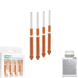 Creality K2P/Creality Hi Unicorn Quick-Swap Nozzle Kit (4PCS) with Thermal Grease for 3D Printer, Swift Installation, High-Flow Printing,Upgraded Material,Multiple Aperture Options,0.4mm,0.6mm,0.8mm