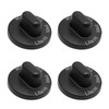 ZUDKSUY 71001641 (4 sets) Burner Control Knobs Replacement Knobs Gas