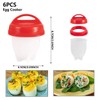 6 PCS Eggs Cooker, Silicone Egg Boil, Hard Boiled Eggs