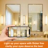 Vinaco T10/T30 LED Edison Bulb, 2 Pack Dimmable No Flicker