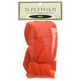 TIEMCO Fly Tying Hairline Dubbing Mac Fly Foam Egg Yarn Red #17